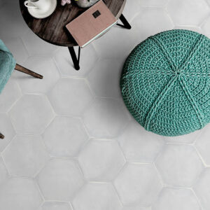Baldosa Hexagonal para Baño y Cocina serie Boreal