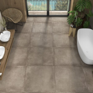 Suelo Imitación Cemento acabado Porcelánico Rectificado serie Lecco