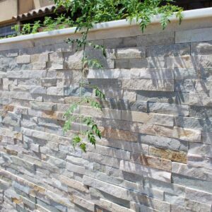 Piedra Natural en Malla serie Fachaleta Beige