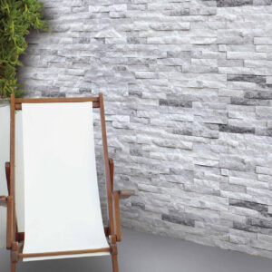 Piedra Natural en Malla serie Fachaleta Quartz