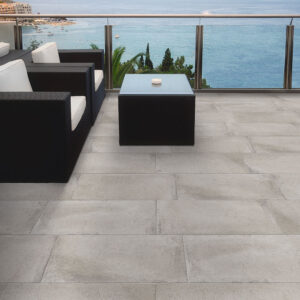 Baldosa Cemento acabado Porcelanico serie Portobello