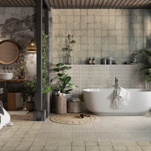 azulejo baño rustico Oslo Beige Optym Norland Mainzu