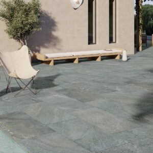 Azulejo efecto piedra Bonvoy Verde 60x120