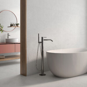 azulejo baño 03 Levin White 33X55 Levin White