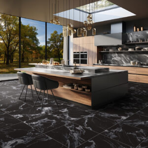 azulejos imitacion marmol BROUSSARD NEGRO